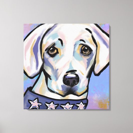 Labrador Retriever Canvas Print (Voorkant)