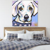 Labrador Retriever Canvas Print (Insitu (Slaapkamer))