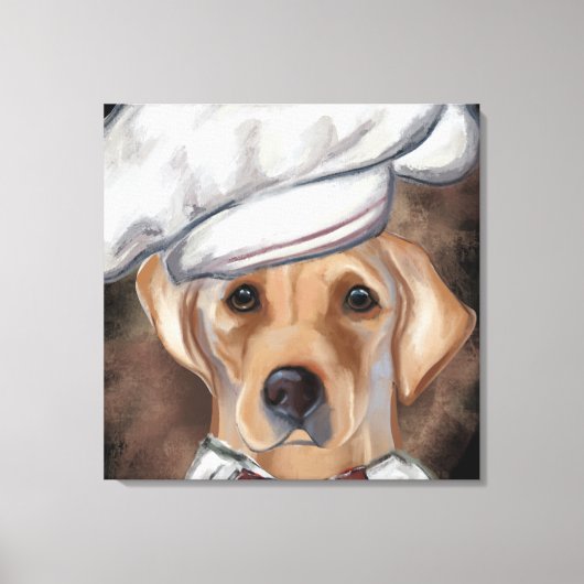Labrador Retriever Canvas Print (Voorkant)