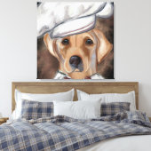 Labrador Retriever Canvas Print (Insitu (Slaapkamer))