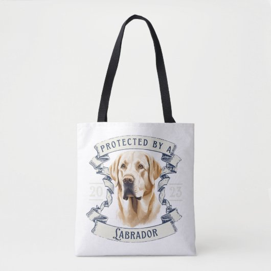 Labrador Retriever Canvas tas (Voorkant)