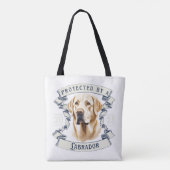 Labrador Retriever Canvas tas (Achterkant)