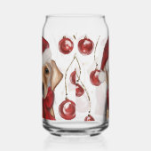 Labrador Retriever Canvasprint Blikvorm Glas (Links)
