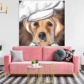 Labrador Retriever Canvasprint Canvas Afdruk (Insitu (Woonkamer))