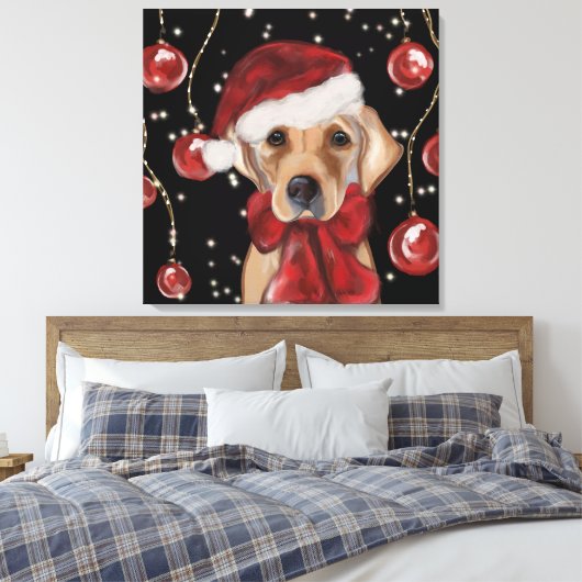 Labrador Retriever Canvasprint Canvas Afdruk (Insitu (Slaapkamer))