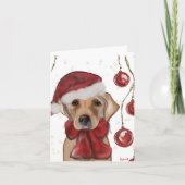 Labrador Retriever Canvasprint Kaart (Voorkant)