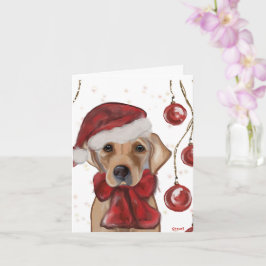 Labrador Retriever Canvasprint Kaart