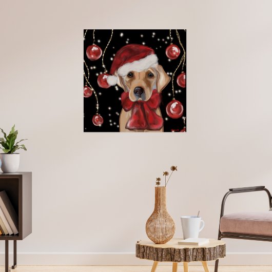 Labrador Retriever Canvasprint Poster (Woonkamer 3)