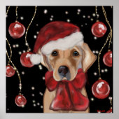 Labrador Retriever Canvasprint Poster (Voorkant)