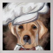 Labrador Retriever Canvasprint Poster (Voorkant)