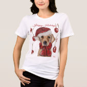 Labrador Retriever Canvasprint Tri-Blend Shirt (Voorkant)