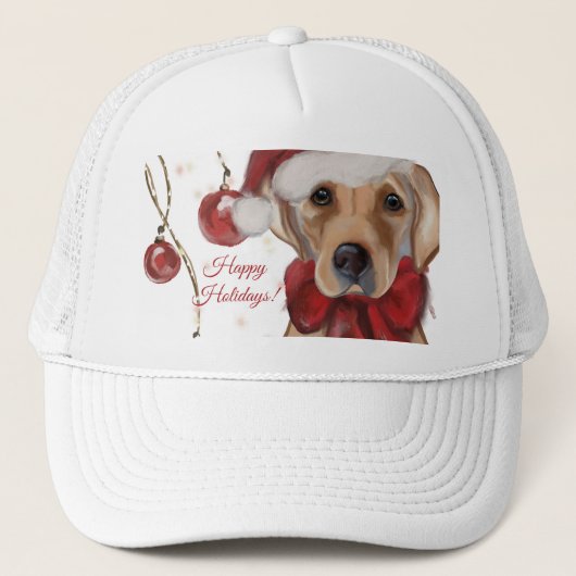 Labrador Retriever Canvasprint Trucker Pet (Voorkant)