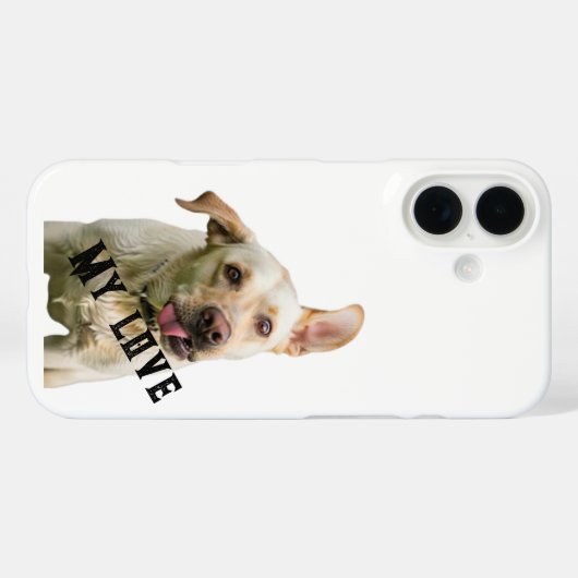 Labrador Retriever case phone (Achterkant (horizontaal))