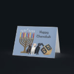 Labrador Retriever Chanoeka Kaart Menorah Dreidel<br><div class="desc">Het herdenken van familie en vrienden tijdens het Chanoekaseizoen is een prachtige manier om contact te houden met de mensen waar je van houdt en waar je om geeft. Ik heb met liefde en zorg een Chanoekaartje voor honden gemaakt en ik ben er zeker van dat iedereen die van honden...</div>