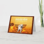 Labrador Retriever Chanukah Card Menorah Feestdagen Kaart<br><div class="desc">Het herdenken van familie en vrienden tijdens het Chanoekaseizoen is een prachtige manier om contact te houden met de mensen waar je van houdt en waar je om geeft. Ik heb met liefde en zorg een Chanoekaartje voor honden gemaakt en ik ben er zeker van dat iedereen die van honden...</div>