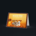 Labrador Retriever Chanukah Card Menorah Feestdagen Kaart<br><div class="desc">Het herdenken van familie en vrienden tijdens het Chanoekaseizoen is een prachtige manier om contact te houden met de mensen waar je van houdt en waar je om geeft. Ik heb met liefde en zorg een Chanoekaartje voor honden gemaakt en ik ben er zeker van dat iedereen die van honden...</div>