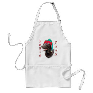 Labrador Retriever (choc) Santa Paws Standaard Schort