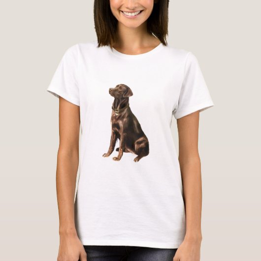 Labrador Retriever - Chocolade 1 T-shirt (Voorkant)