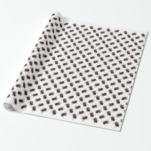 Labrador Retriever (chocolade) Geschiedenis Ontwer Cadeaupapier