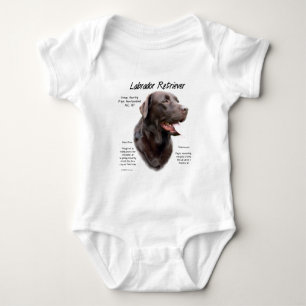 Labrador Retriever (chocolade) Geschiedenis Ontwer Romper