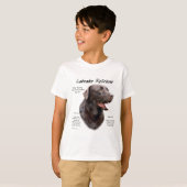 Labrador Retriever (chocolade) Geschiedenis Ontwer T-shirt (Voorkant volledig)