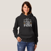 Labrador Retriever Chocolade Lab Moeder Hoodie (Voorkant volledig)