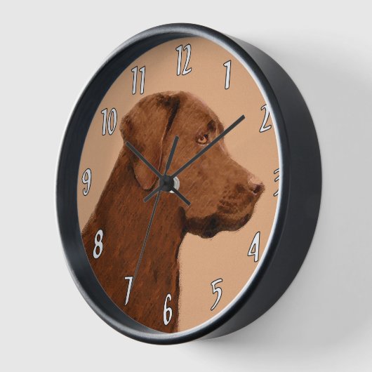 Labrador Retriever (Chocolade) schilderen - Dog Ar (Hoek)