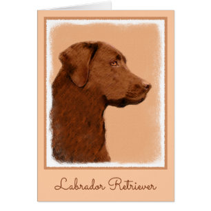 Labrador Retriever (Chocolade) schilderen - Dog Ar
