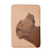 Labrador Retriever (Chocolade) schilderen - Dog Ar Badmat (Voorkant Verticaal)