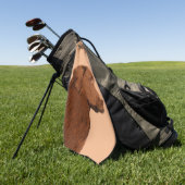 Labrador Retriever (Chocolade) schilderen - Dog Ar Golfhanddoek (Groen)