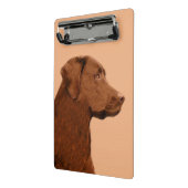 Labrador Retriever (Chocolade) schilderen - Dog Ar Mini Klembord (Angled2)