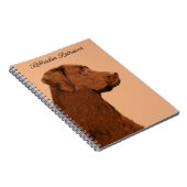 Labrador Retriever (Chocolade) schilderen - Dog Ar Notitieboek (Rechterzijde)