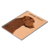 Labrador Retriever (Chocolade) schilderen - Dog Ar Notitieboek (Linkerzijde)
