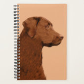 Labrador Retriever (Chocolade) schilderen - Dog Ar Planner (Voorkant)