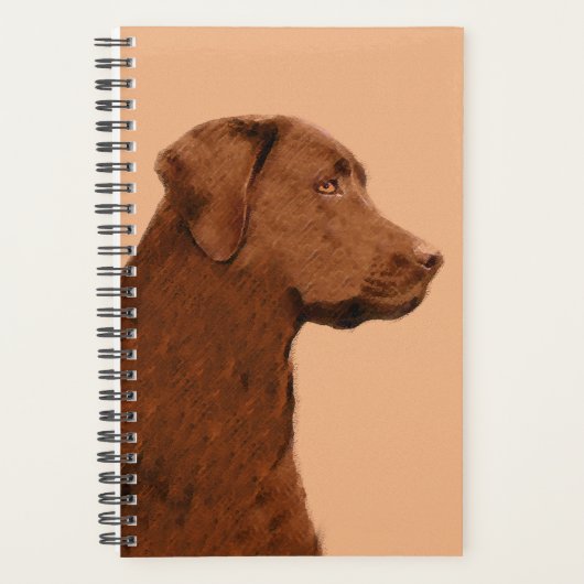 Labrador Retriever (Chocolade) schilderen - Dog Ar Planner (Voorkant)