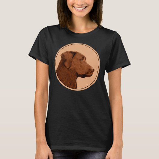 Labrador Retriever Chocolade T-shirt (Voorkant)