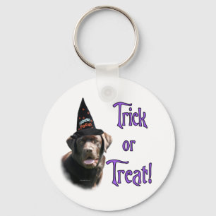 Labrador Retriever (chocolade)Trick Sleutelhanger