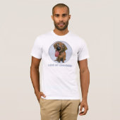 Labrador Retriever (Chocolate) Granddog T-shirt (Voorkant volledig)