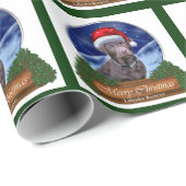 Labrador Retriever Christmas Cadeaupapier (Rol Hoek)