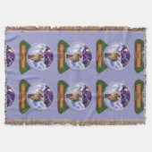 Labrador Retriever Christmas Deken (Voorkant)