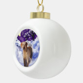 Labrador Retriever Christmas Keramische Bal Ornament (Rechts)