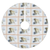 Labrador Retriever Christmas Kerstboom Rok (Voorkant)