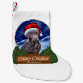 Labrador Retriever Christmas Kleine Kerstsok (Voorkant)