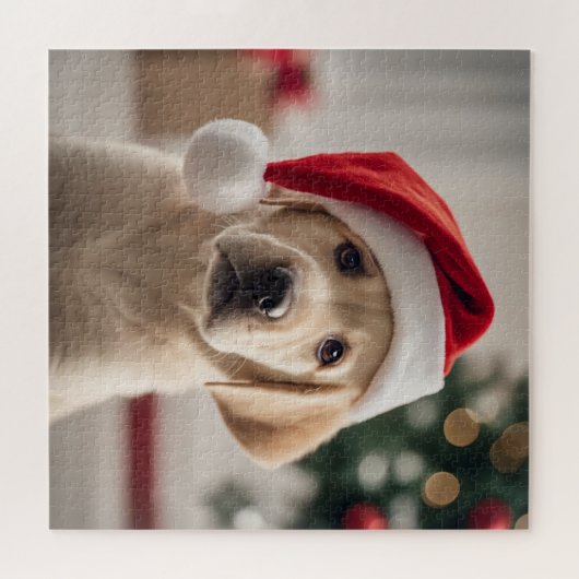 Labrador Retriever Christmas Legpuzzel (Horizontaal)