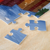 Labrador Retriever Christmas Lighthouse Holiday Legpuzzel (Zijkant)