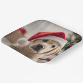 Labrador Retriever Christmas Papieren Bordje (Gebogen)