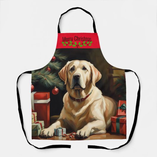 Labrador Retriever Christmas Schort (Voorkant)