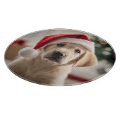 Labrador Retriever Christmas Snijplank (Hoek)