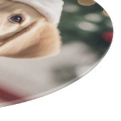 Labrador Retriever Christmas Snijplank (Hoek)