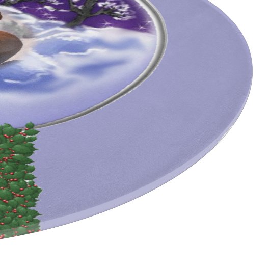 Labrador Retriever Christmas Snijplank (Hoek)